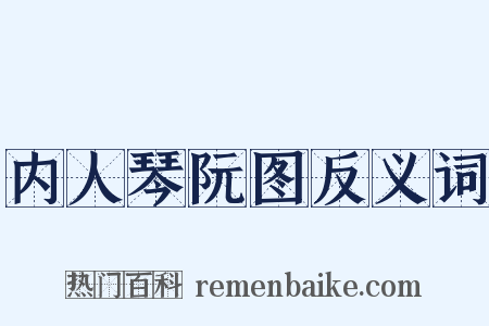 内人琴阮图反义词是什么意思的图片